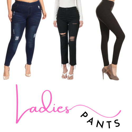 Ladies Pants: Stretchy Comfortable Bottoms