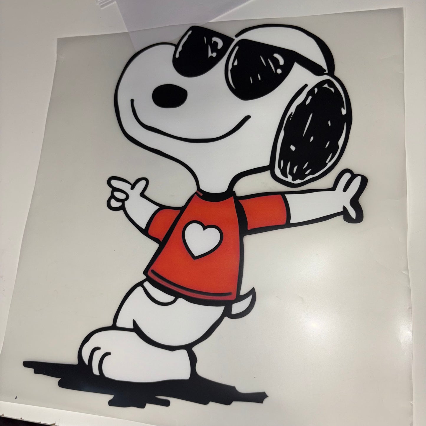 Red Heart Peanut SHIRT TRANSFER