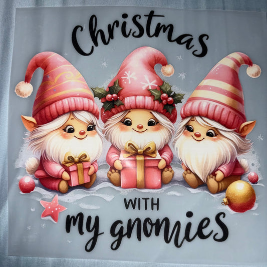 CHRISTMAS | Christmas with my gnomies SHIRT TRANSFER