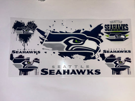 Seahawks CUP WRAP DIY
