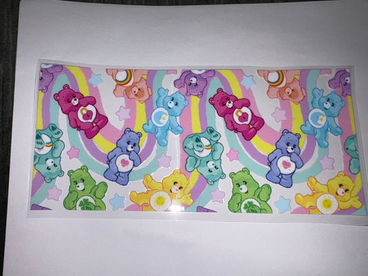 Care Bears Rainbow Cup Wrap DIY
