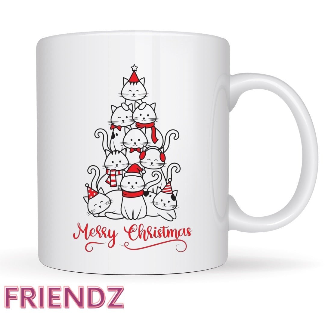 Merry Christmas Cat Mug