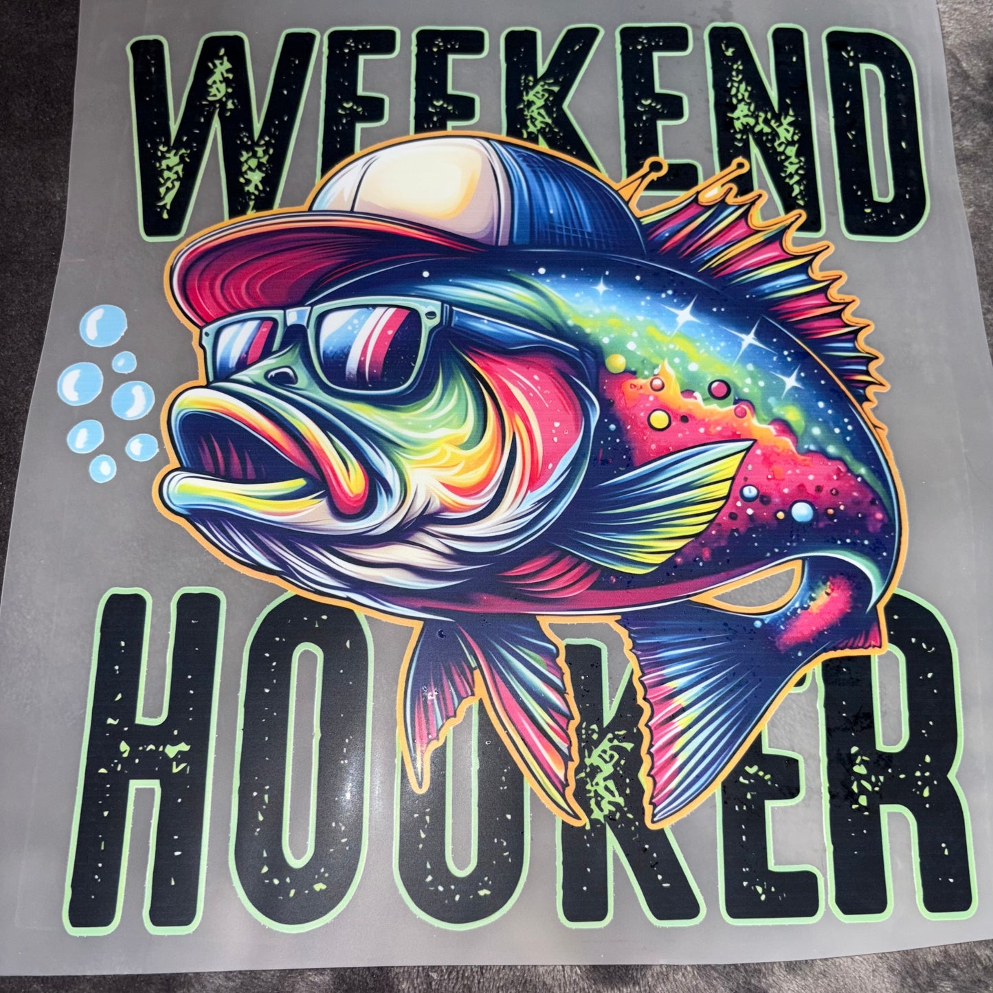 FISHING | Weekend Hooker Shirt Transfer