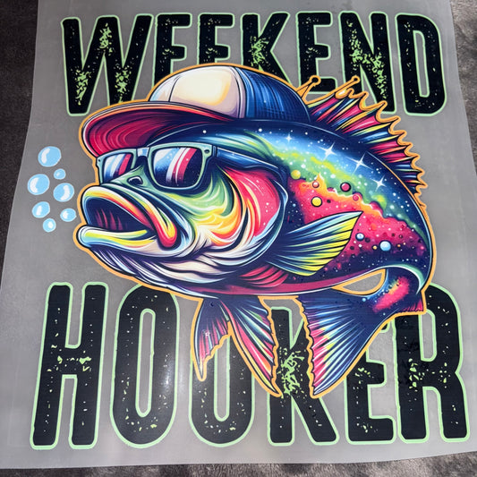 FISHING | Weekend Hooker Shirt Transfer