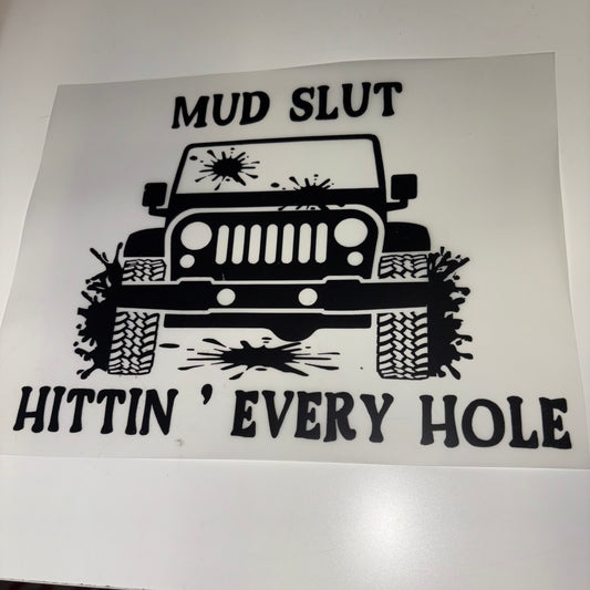 Jeep Mud SHIRT TRANSFER