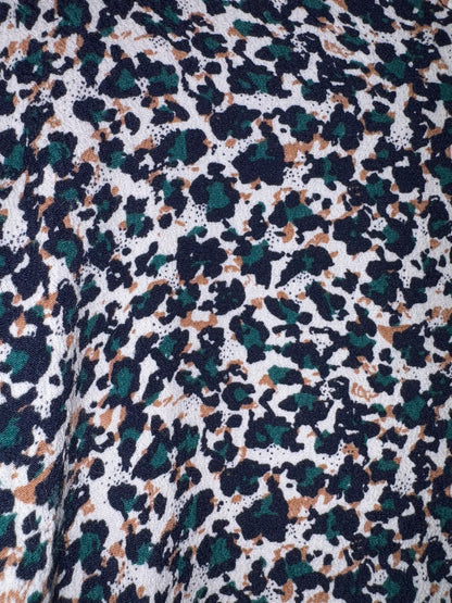 DEX | Teal Leopard Lace Women’s Tank Top Small 1012