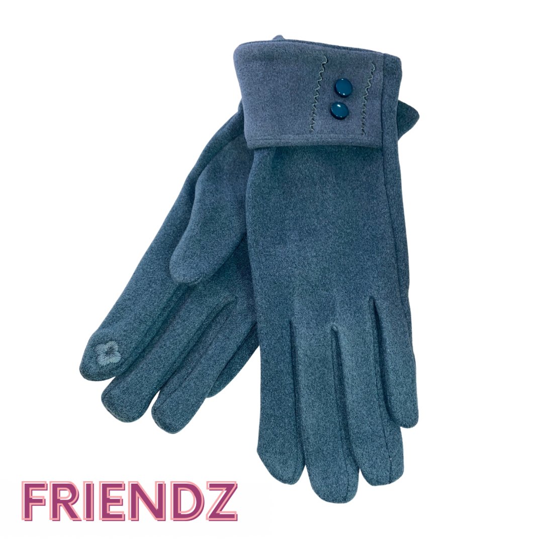 Gants bleu poudre