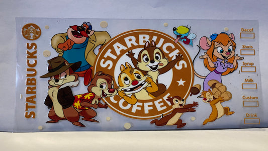 Chip & Dale Chipmunks CUP WRAP
