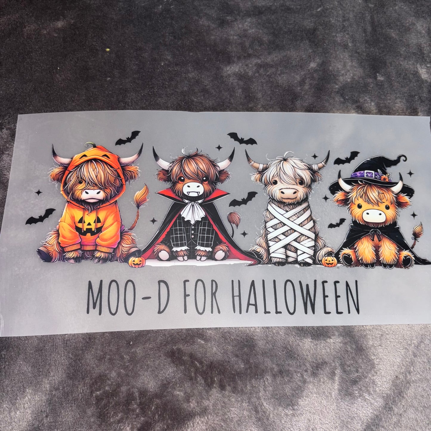 HALLOWEEN | MOO-D For Halloween Cow Print Shirt Transfer