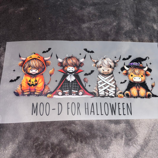 HALLOWEEN | MOO-D For Halloween Cow Print Shirt Transfer