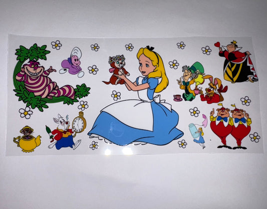 Alice in Wonderland CUP WRAP DIY