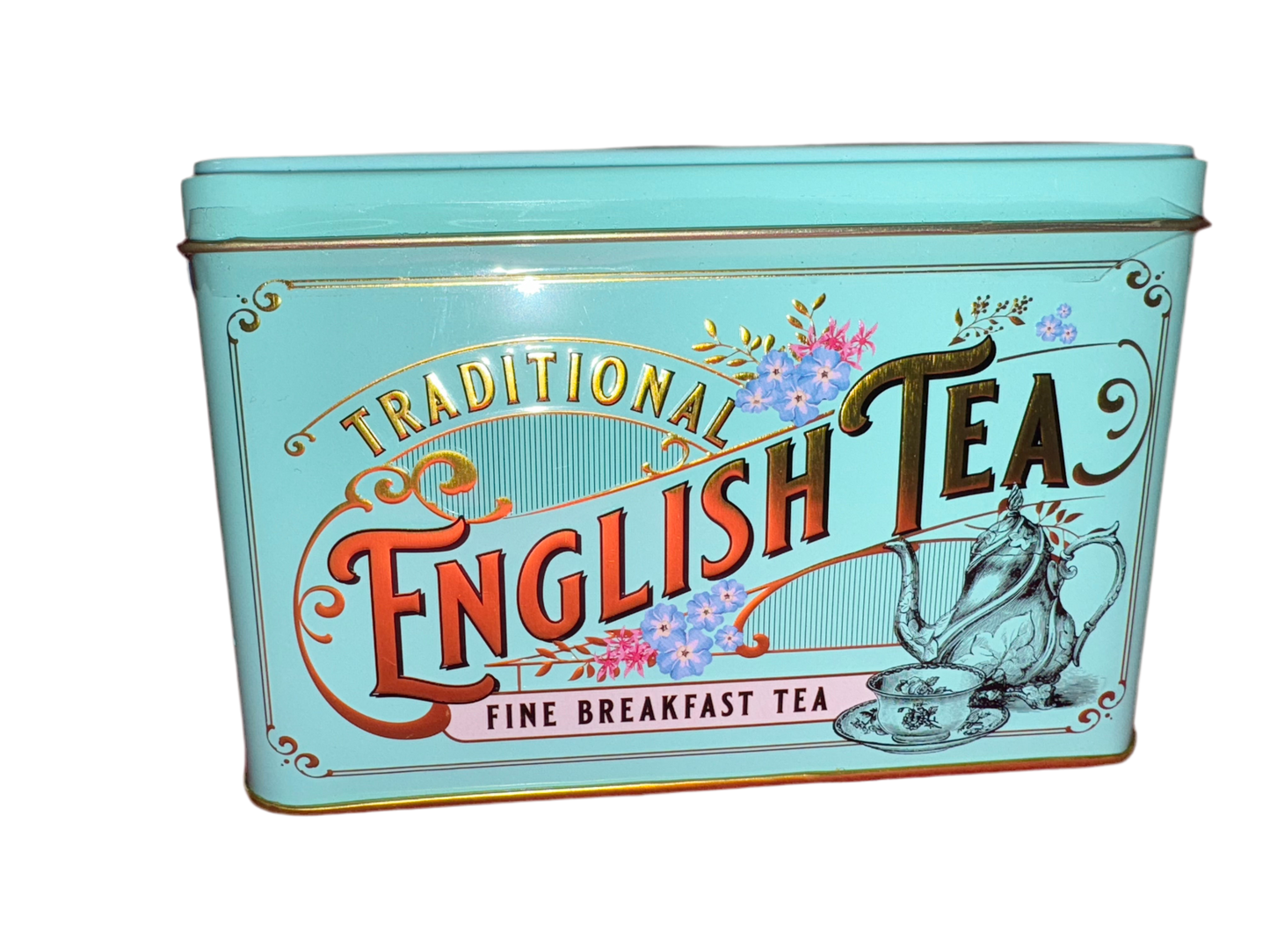 Green Tin Traditional English Tea - Fine Breakfast Tea
