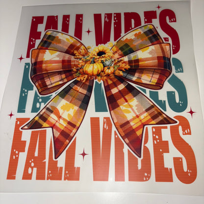 FALL VIBES BOW SHIRT TRANSFER