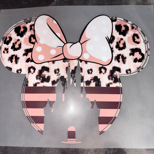 Ears Pink Castle Shirt Transfer