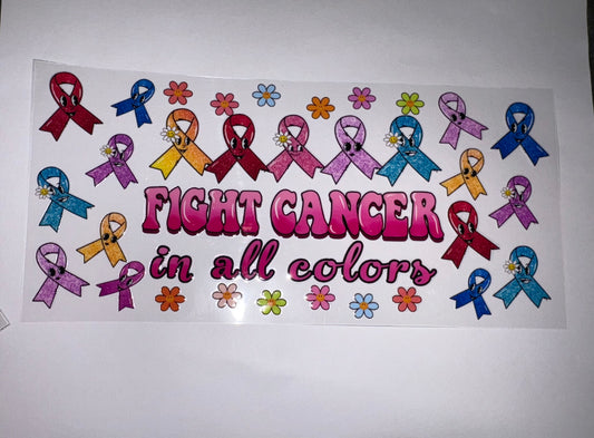 Fight Cancer CUP WRAP DIY