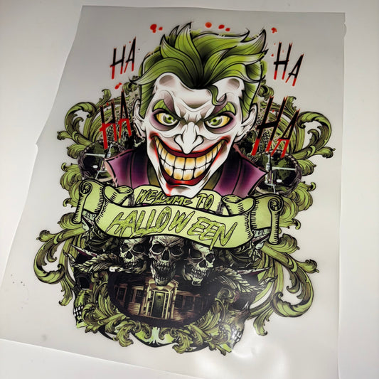 HALLOWEEN | Joker Welcome to Halloween SHIRT TRANSFER