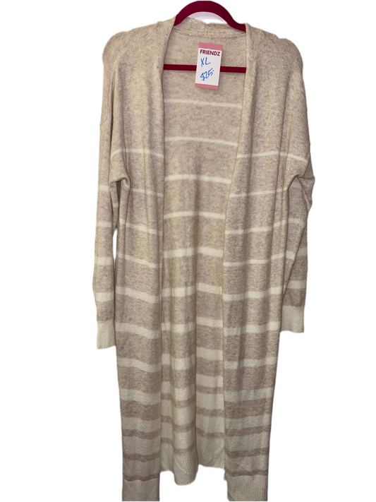 Mocha Beige Long Sweater Top XLarge 1047