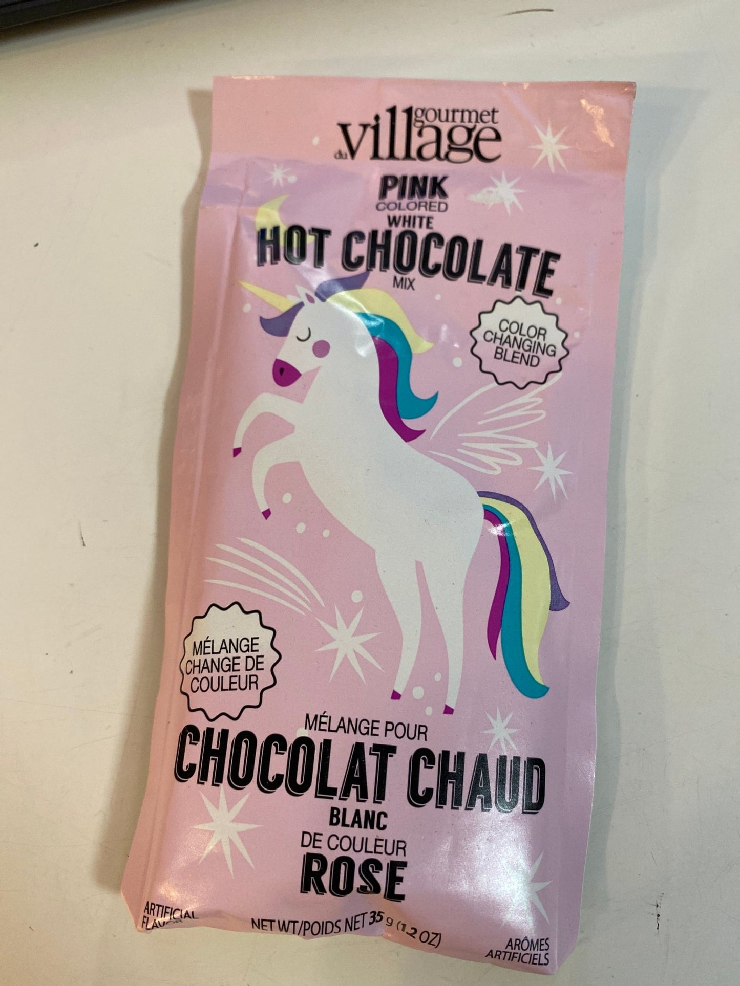 Unicorn Pink Color Changing Hot Chocolate