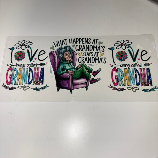 WHAT HAPPENS AT GRANDMAS UV CUP WRAP