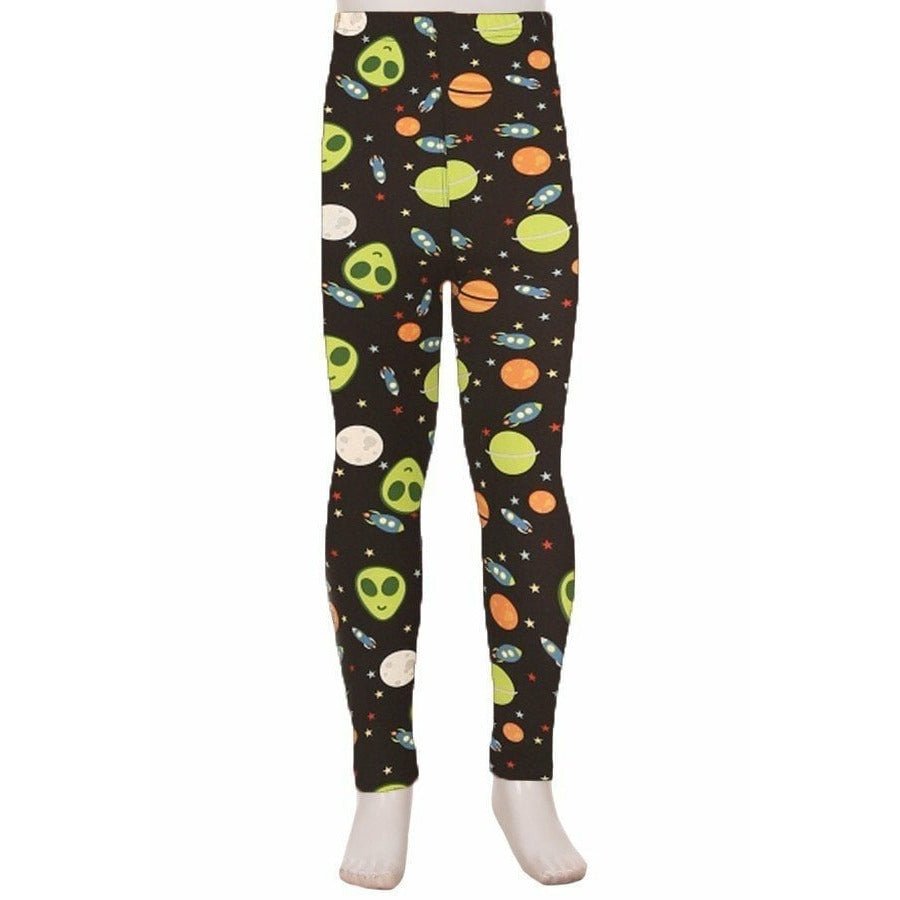 Legging pour enfant à imprimé extraterrestre