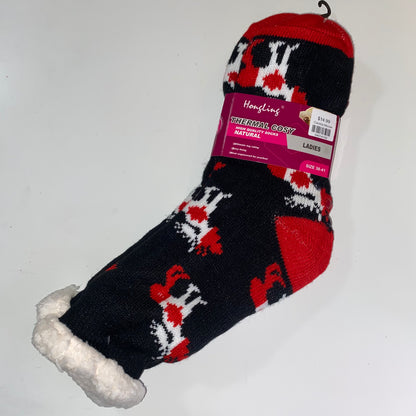 Fleece Lined Slipper Socks (6 Styles)