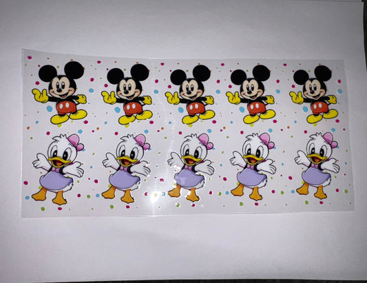 Mickey & Daisy CUP WRAP DIY