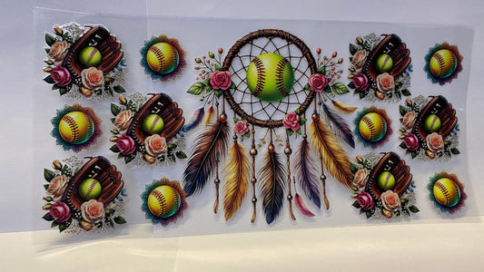 Baseball Dream Catcher CUP WRAP