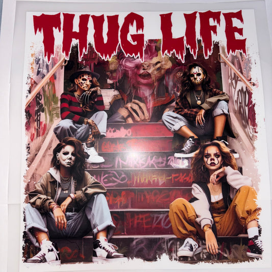 HALLOWEEN | Thug Life Shirt Transfer