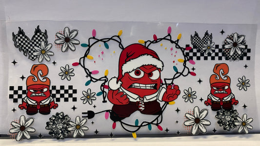 Anger Christmas Inside Out Movie CUP WRAP