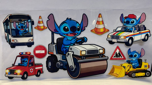 Stitch Blue Color CUP WRAP