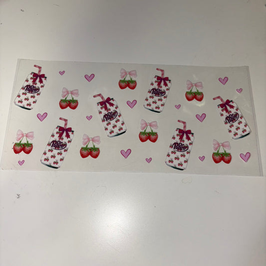 Strawberry Pepper UV CUP WRAP
