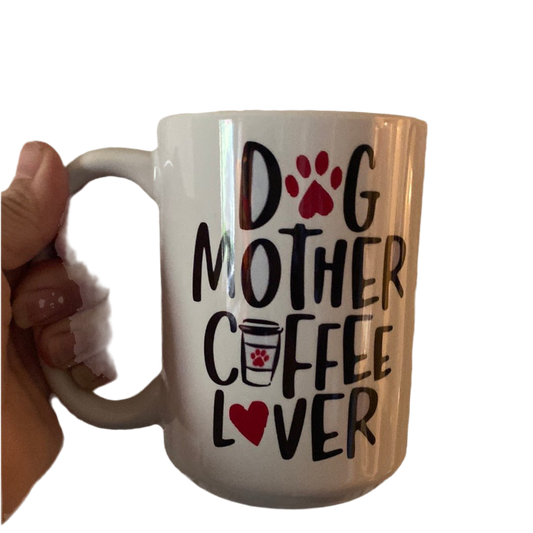 Tasse à café pour amoureux des chiens et des mères - Fête des mères
