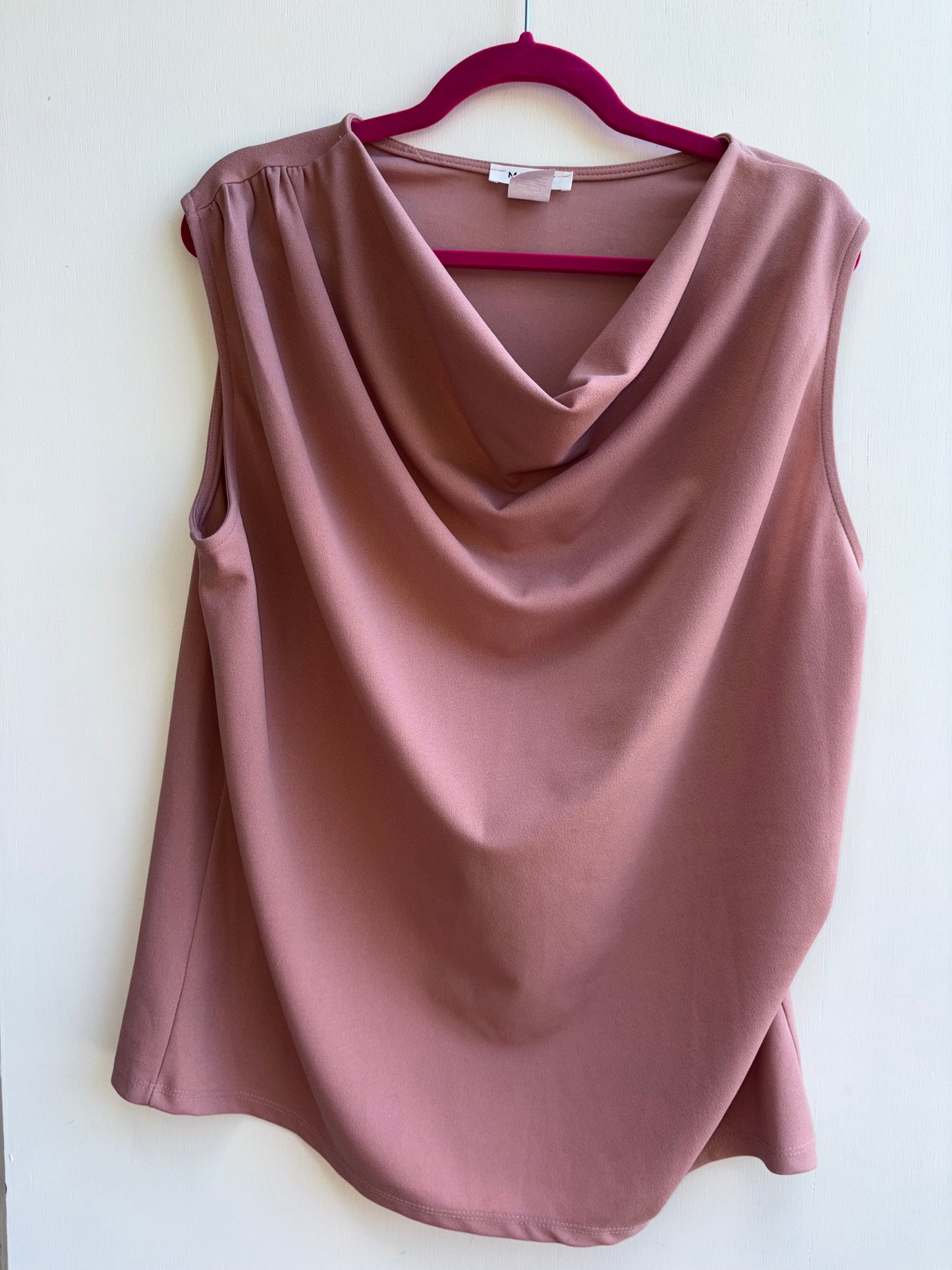 Moiety Cowl Light Pink Tank 1X 1039
