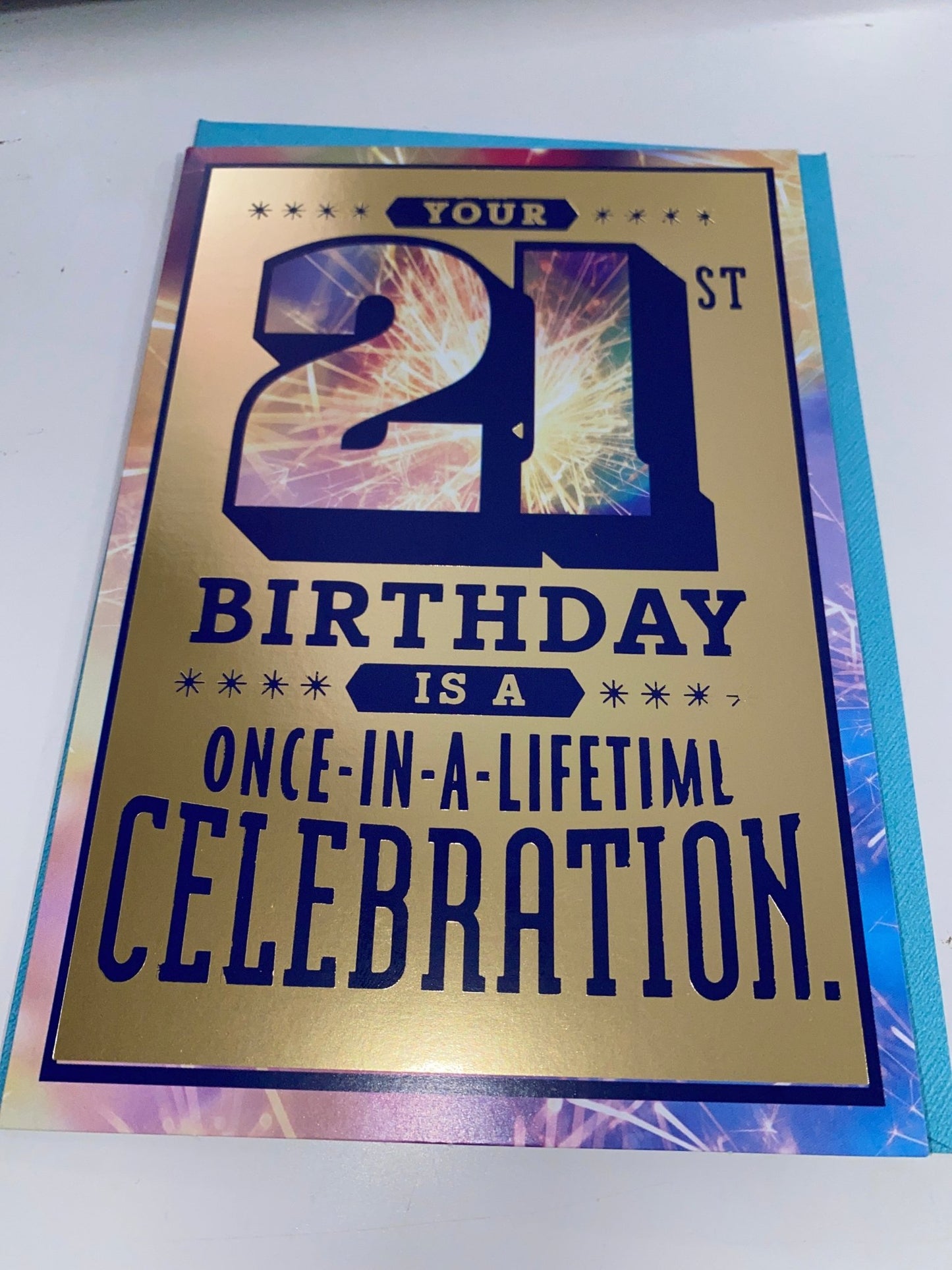 Votre carte de vœux pour votre 21e anniversaire