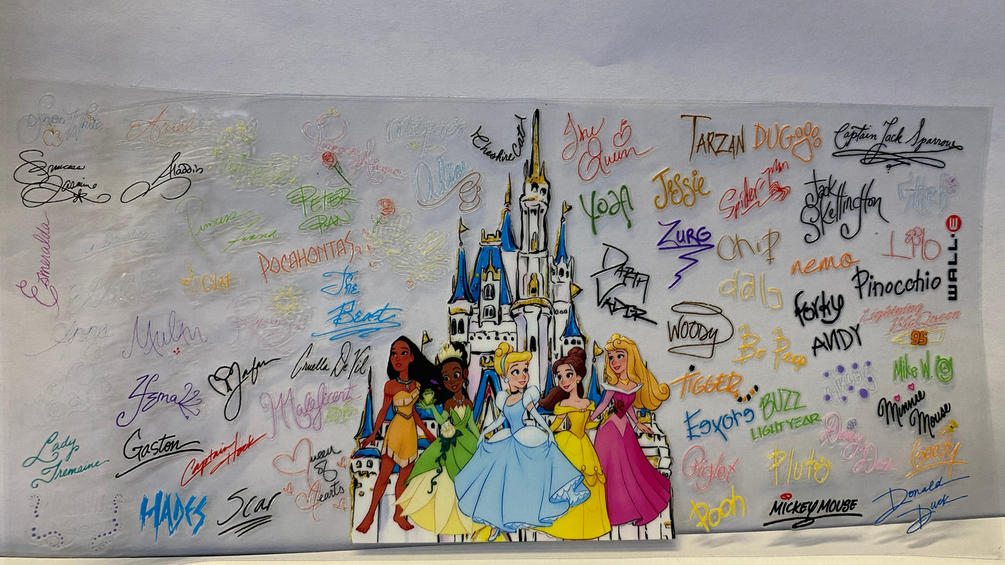 Disney Princess Castle CUP WRAP