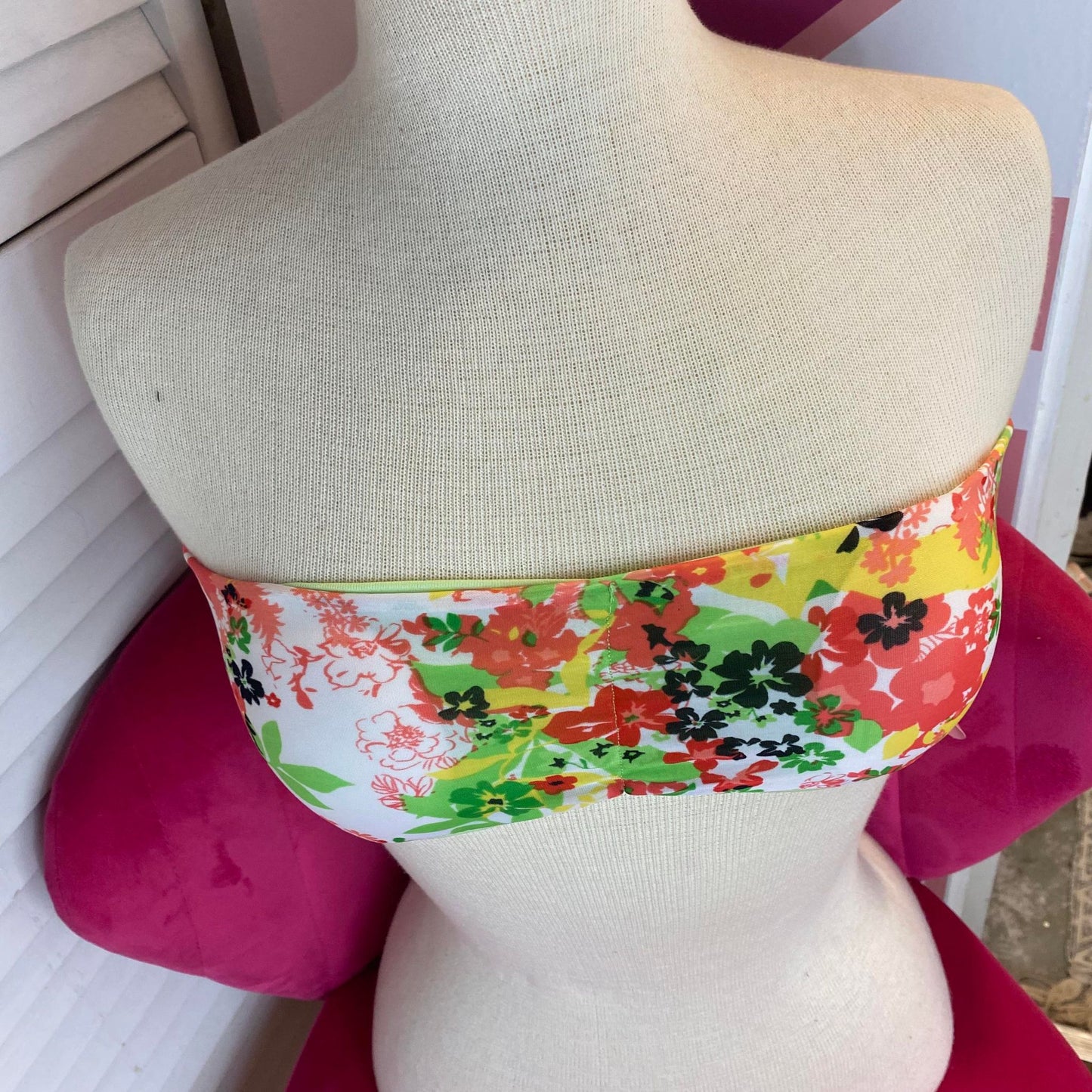 Floral Bandeau Bralette