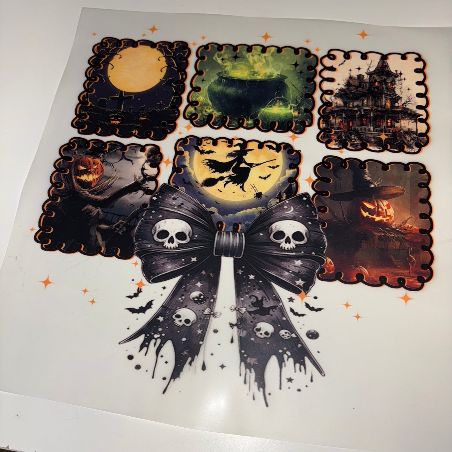 HALLOWEEN | SPOOKY BOW SHIRT TRANSFER