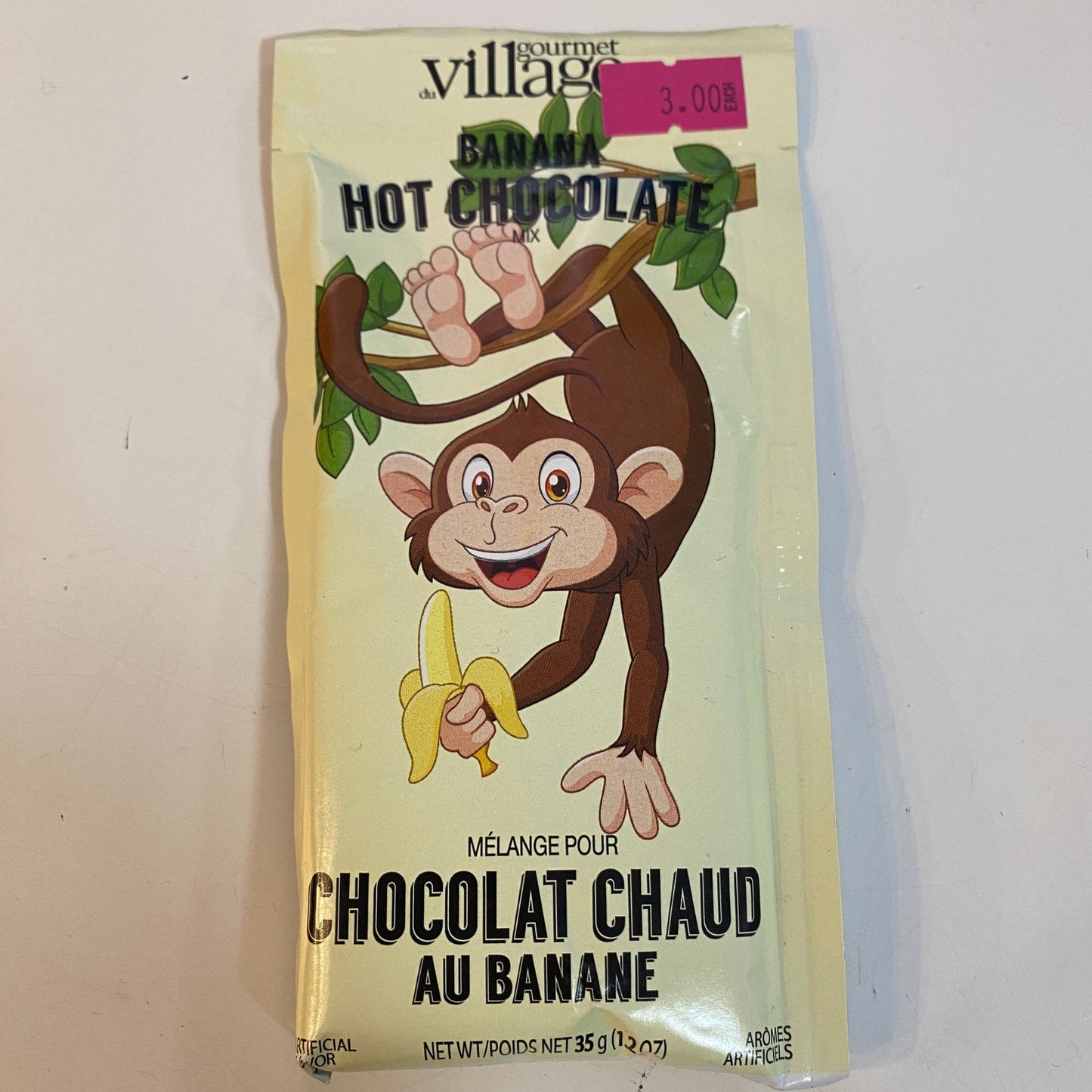 Monkey Banana Flavoured Hot Chocolate