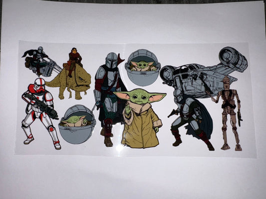 Star Wars CUP WRAPS DIY