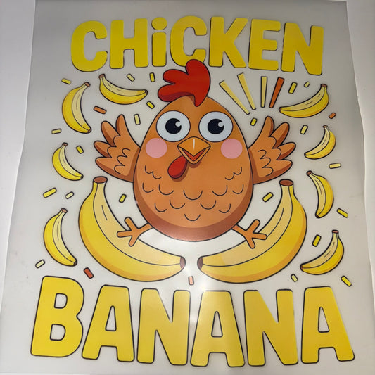 Chicken Banana SHIRT TRANSFER