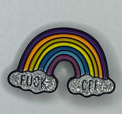 Rainbow Enamel Lapel Pin