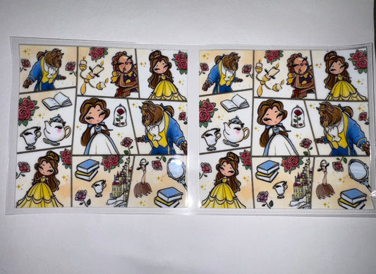 Belle & The Beast CUP WRAP DIY