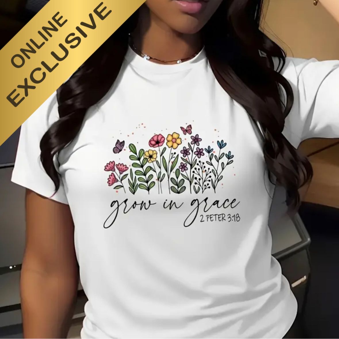 Grow in Grace Graphic Tee