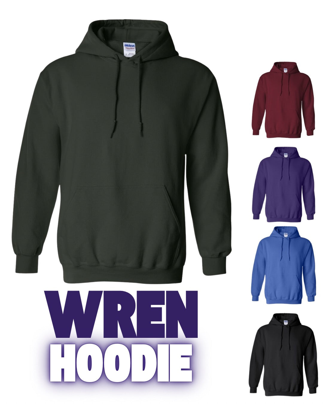 PREORDER WREN FALL COLOUR HOODIES