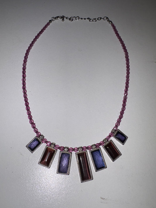 Bead Fan Necklace