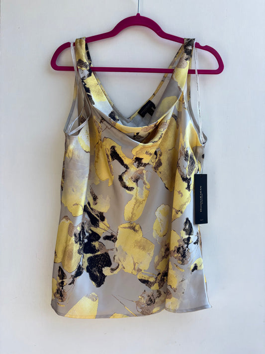 Donna Karen New York Chiffon Blouse Tank Top XL 1023