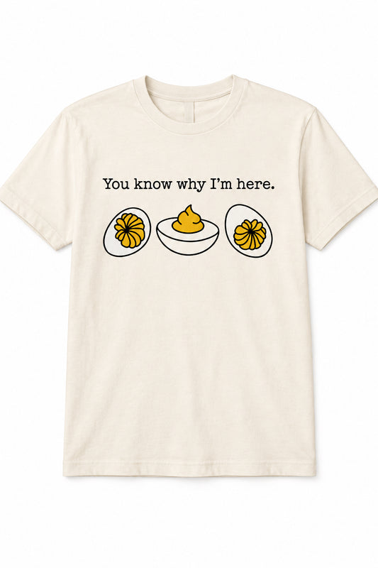CHRISTMAS | You Know why I’m Here GRAPHIC TEE