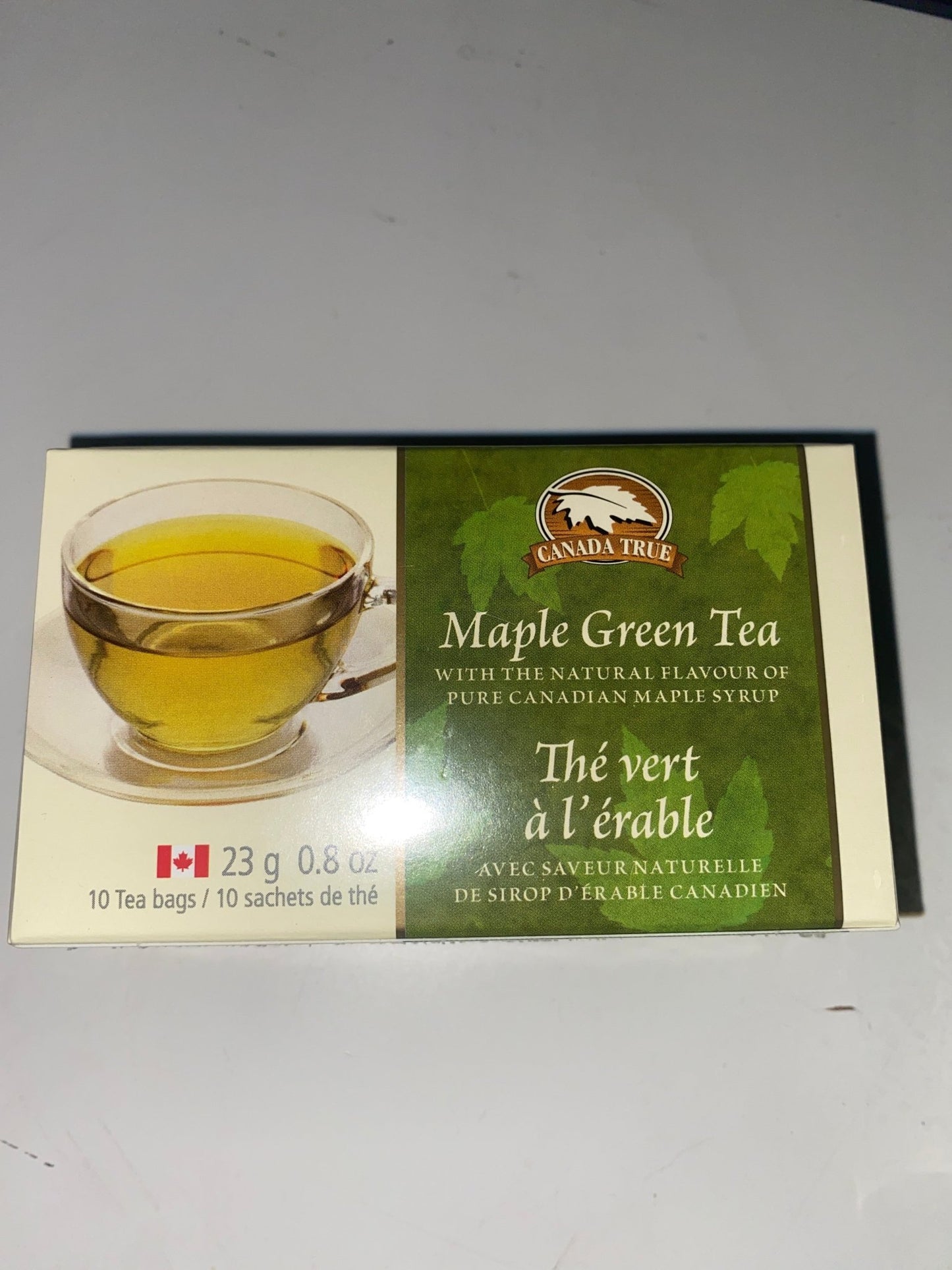 Souvenir du Canada au thé vert à l'érable