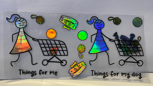 Things for Me Things for My Dog CUP WRAP