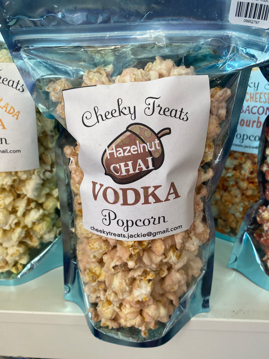 Hazel Chai Vodka Cheeky Treats Popcorn